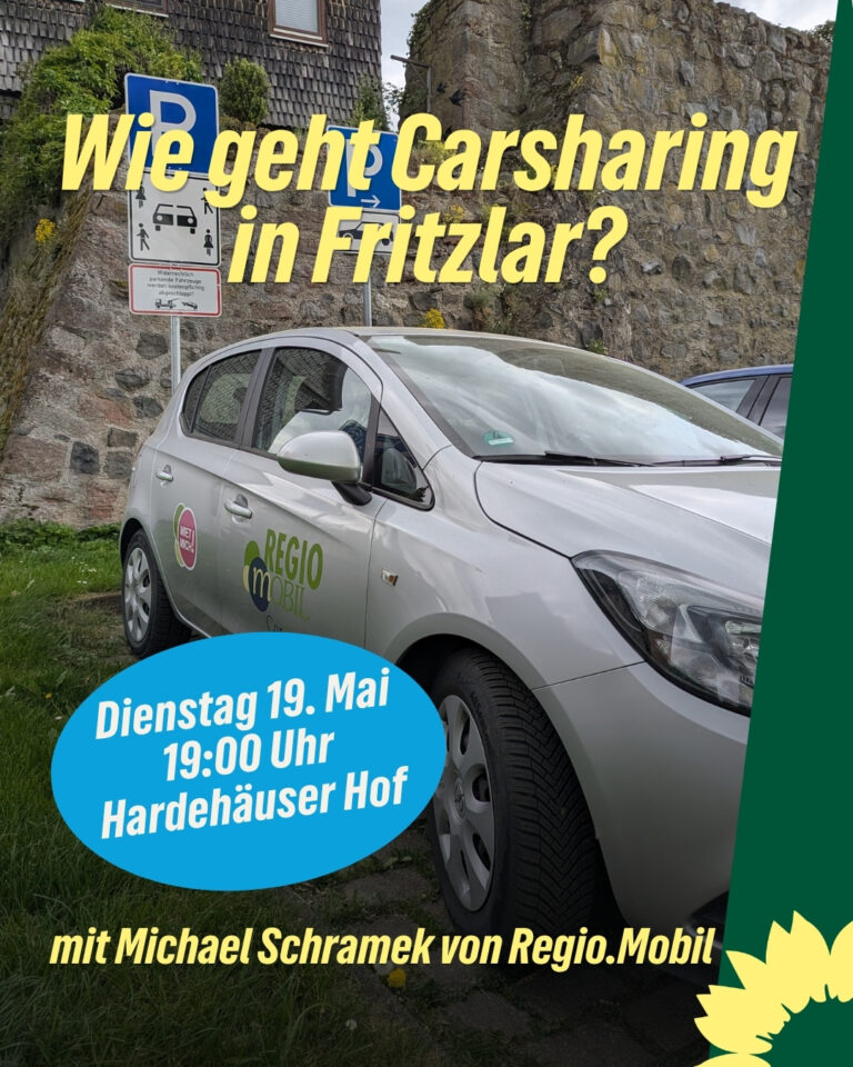 Wie geht Carsharing in Fritzlar? – Informationsabend im Hardehäuser Hof